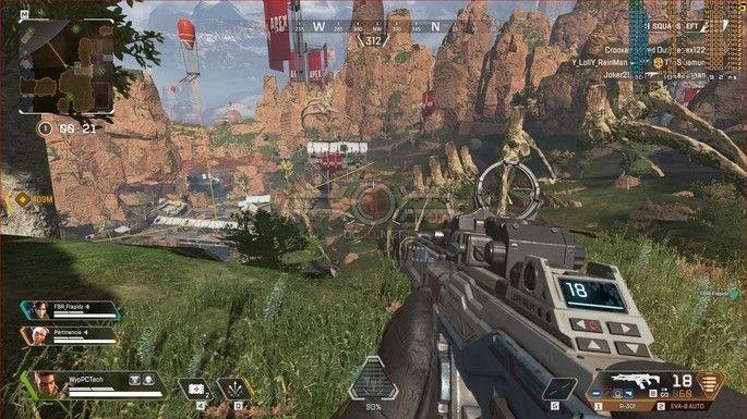 Os 15 Melhores Jogos Grátis para PC em 2026: Guia Completo Para Escolher o Jogo Ideal Partida mostrando um esquadrão utilizando habilidades durante um combate.