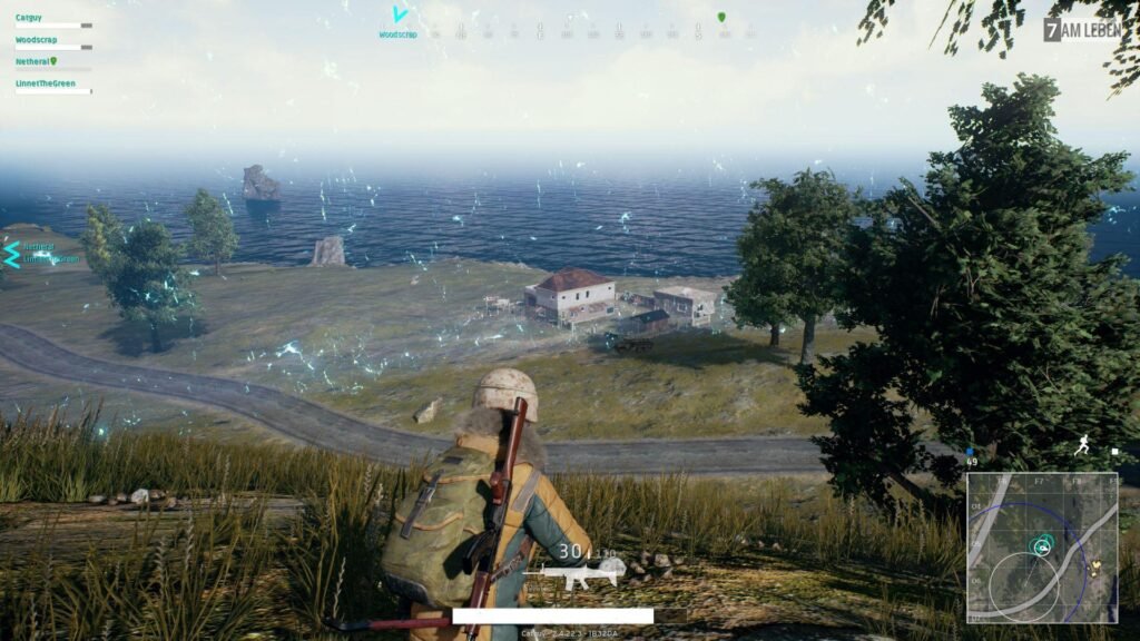 Os 15 Melhores Jogos Grátis para PC em 2026: Guia Completo Para Escolher o Jogo Ideal Gameplay de PUBG: Battlegrounds durante uma partida no mapa Erangel.