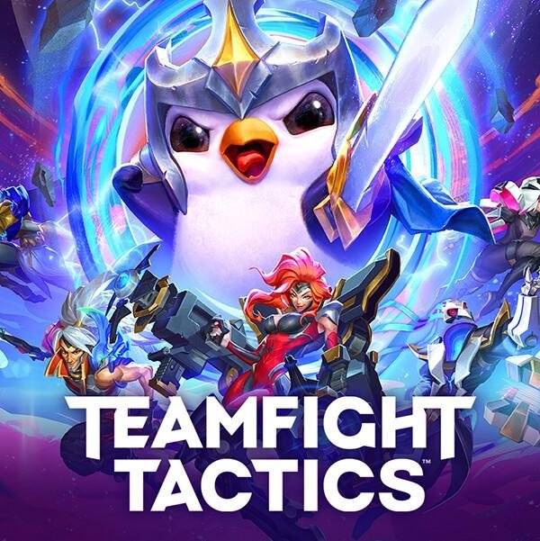 Os 15 Melhores Jogos Grátis para PC em 2026: Guia Completo Para Escolher o Jogo Ideal Banner oficial de Teamfight Tactics mostrando diferentes campeões.