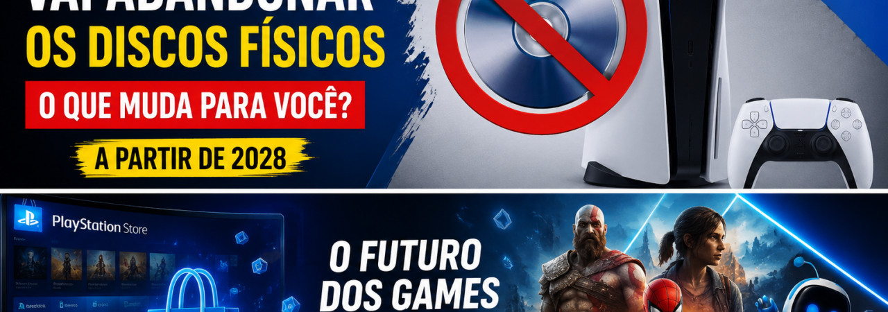 PlayStation vai abandonar os discos físicos: entenda o que muda para os jogadores thumb1