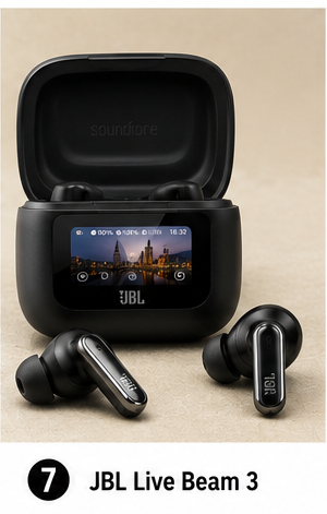Os 10 Melhores Fones Bluetooth para Comprar em 2026 JBL Live Beam 3 entre os melhores fones Bluetooth de 2026