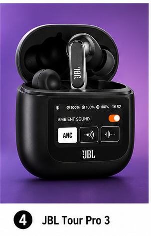Os 10 Melhores Fones Bluetooth para Comprar em 2026 JBL Tour Pro 3 entre os melhores fones Bluetooth de 2026