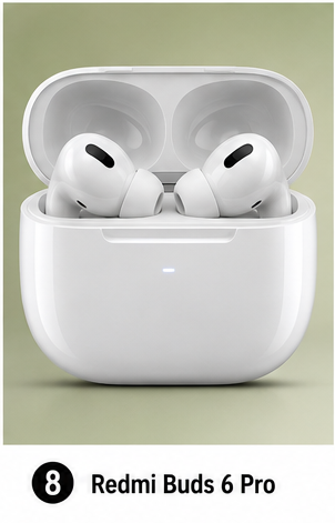Os 10 Melhores Fones Bluetooth para Comprar em 2026 Xiaomi Redmi Buds 6 Pro fone Bluetooth com cancelamento de ruído