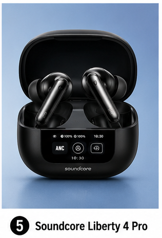 Os 10 Melhores Fones Bluetooth para Comprar em 2026 Soundcore Liberty 4 Pro fone Bluetooth com cancelamento de ruído